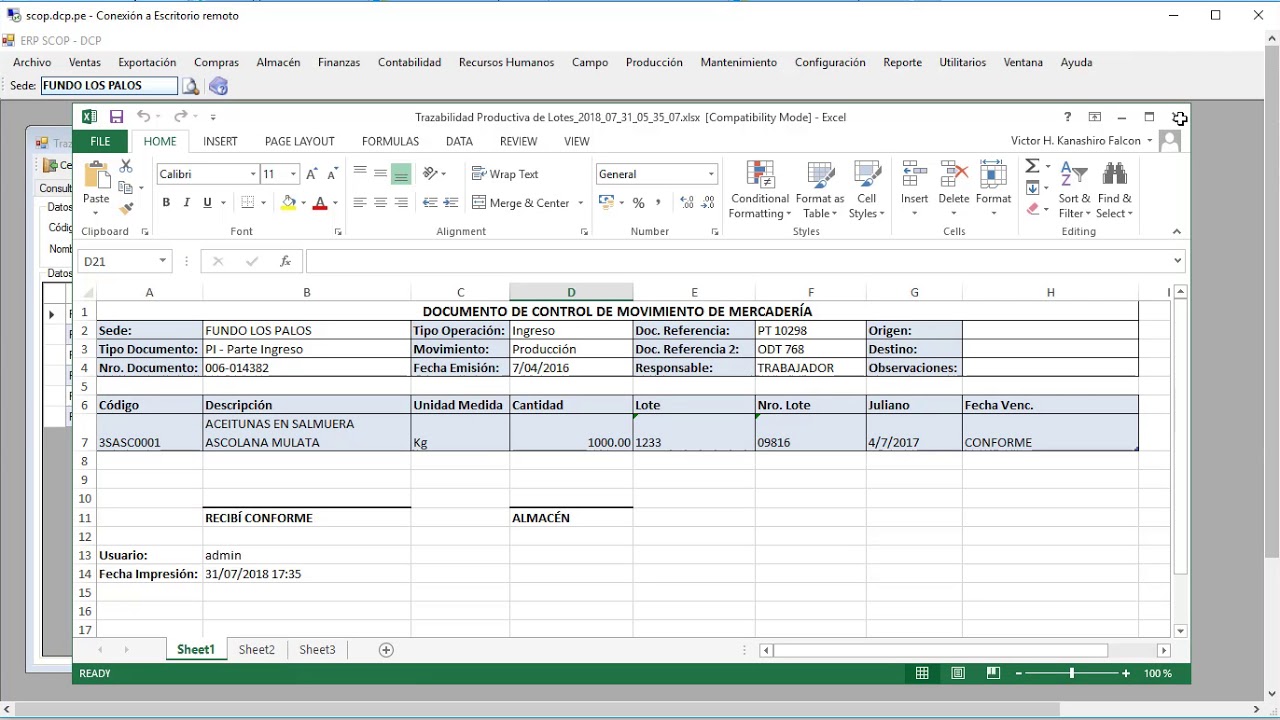 🔍💻 Guía Completa Cómo Llevar La Trazabilidad De Un Producto En Excel Paso A Paso Trazabilidad 1369